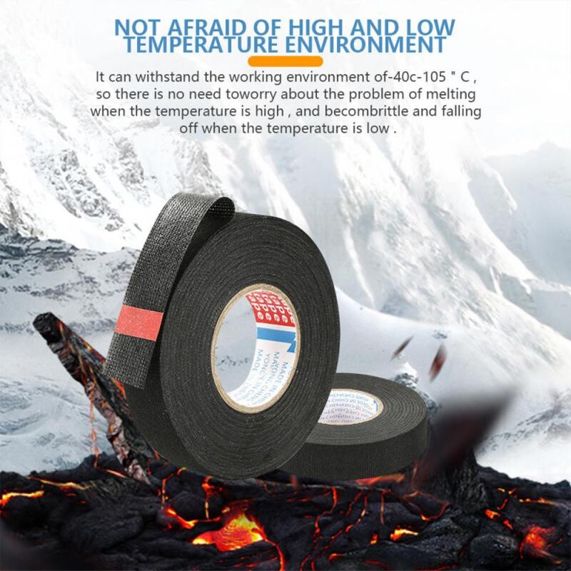 Električna izolacijska traka Traka otporna na toplinu Kabelski svežanj 9/15/19/25/32 MM Automobilski kabelski svežanj Zaštitna traka za ožičenje Vodootporna traka