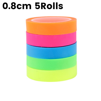 5 rola prozirnih samoljepljivih jezičaca za indeksiranje fluorescentnih markera stranica Ljepljive bilješke u boji Selotejp Školski uredski pribor