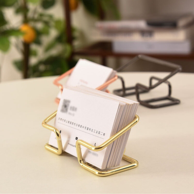 Vizitinių kortelių laikiklis Stalinis laikiklis Kortelės Organizatorius Biuro dovanų vitrinų laikikliai Biuro reikmenys