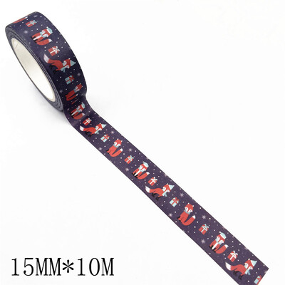 1PC Božićne Washi trake Snježne pahuljice Pruge sobova Kawaii maskirne trake Naljepnice Uredski materijal Scrapbooking Školski pribor