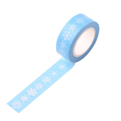 15 mm X 10 m Božićno drvce od snježnog jelena Ukrasna Washi traka DIY Scrapbooking Samoljepljiva traka Školski uredski pribor