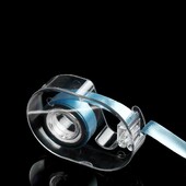 1,5 CM лента Специален нож за тиксо Седалка Прозрачна лента за тиксо Диспенсър Офис ученически пособия