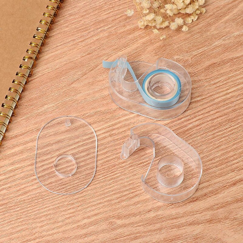 1,5 CM лента Специален нож за тиксо Седалка Прозрачна лента за тиксо Диспенсър Офис ученически пособия