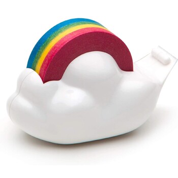 Rainbow Tape Dispenser Πλαστικός κόφτης πριονιού για Washi Tapes Maxium 18mm Επιτραπέζιο Organizer Desk Office School F7490