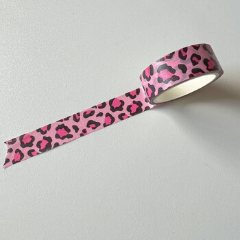 1Pc Ins Cute Milk Stripe Leopard Cows masking Washi Tape Διακοσμητική κολλητική ταινία με κουκκίδες Diy Scrapbooking Αυτοκόλλητο Ετικέτα Χαρτικά