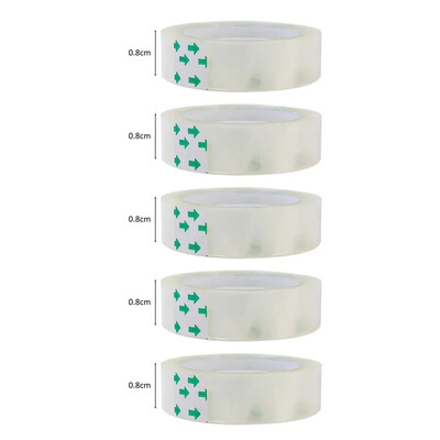 10/5/1 rola vrhunska prozirna traka 0,8 cm 1,2 cm 1,8 cm višenamjenska ljepljiva traka visoke viskoznosti za pakiranje darova
