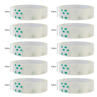 10/5/1 rola vrhunska prozirna traka 0,8 cm 1,2 cm 1,8 cm višenamjenska ljepljiva traka visoke viskoznosti za pakiranje darova
