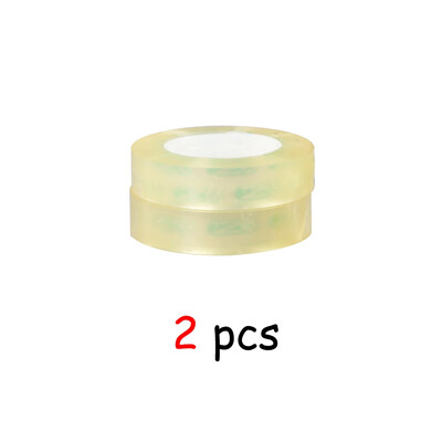 Bandă transparentă cu lățime de 15 mm 1/2/6 Role de bandă transparentă pentru școală Benzi adezive de birou ambalaj de etanșare de înaltă vâscozitate TMJ-001-15mm