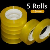 Benzi transparente 18mm Bandă transparentă invizibilă Reumple role pentru ambalarea cadourilor Acasă Rechizite școlare Artizanat Decorare Bandă de ambalare