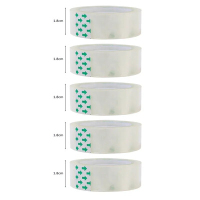 Здрави лепкави прозрачни пълнители за тиксо Невидими залепващи опаковъчни ленти Офис Училищни канцеларски материали Опаковъчна прозрачна лента