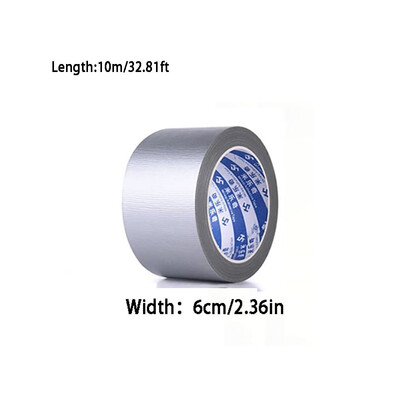 10M superkleepuvast riidest kleeplint hõbehall kleeplint vaippõrand Veekindlad teibid Suure viskoossusega isetegemine kodukaunistus