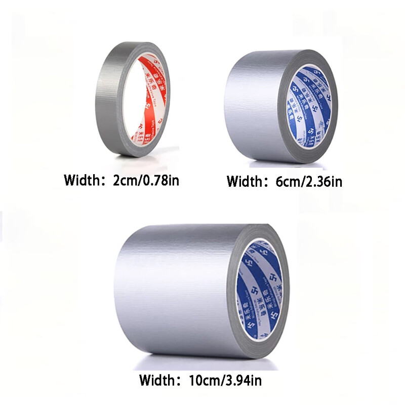 10M superkleepuvast riidest kleeplint hõbehall kleeplint vaippõrand Veekindlad teibid Suure viskoossusega isetegemine kodukaunistus