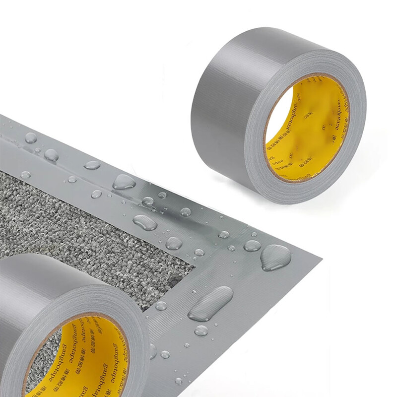 10M superkleepuvast riidest kleeplint hõbehall kleeplint vaippõrand Veekindlad teibid Suure viskoossusega isetegemine kodukaunistus