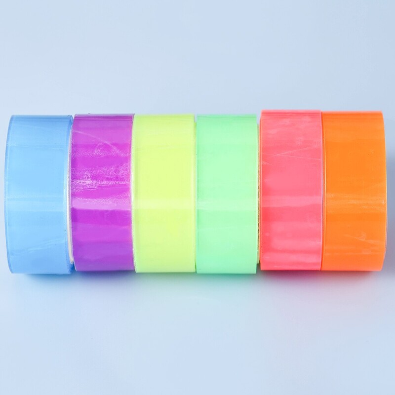 15 mm lai vikerkaarevärviline kleeplint, läbipaistev märgistus, dekoratiivne veekindel kunstiteoste jaoks mõeldud kontoritarvete jaoks