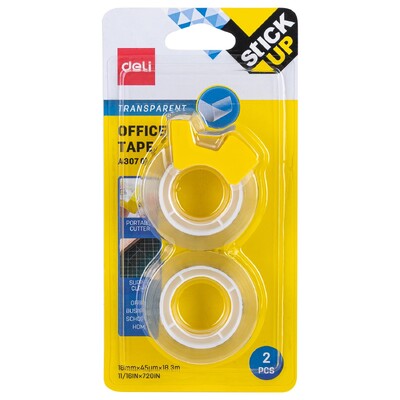 „Deli 8 Rolls“ permatoma raštinės reikmenų juosta „Traceless 2 Spec“ pakavimo juosta Stipri lipni juosta mokyklos biuro pakavimo reikmenims