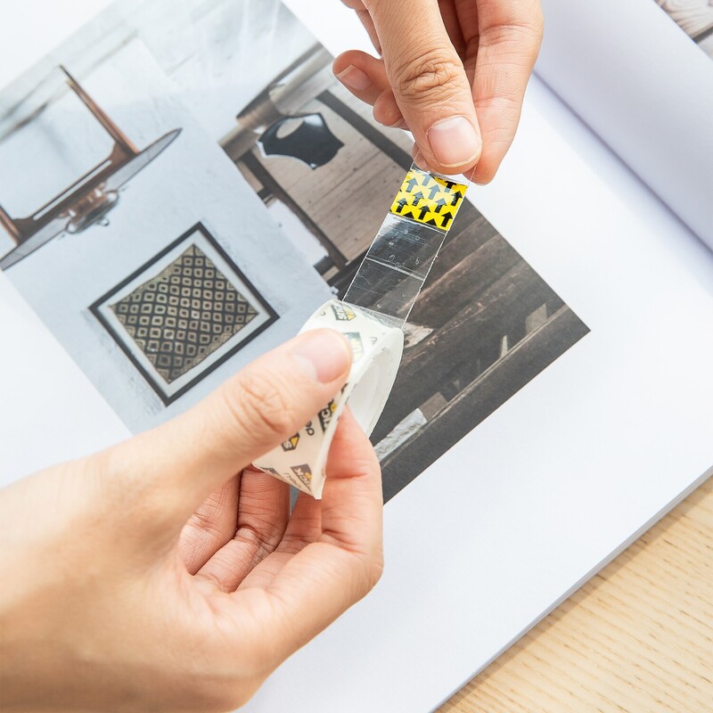 „Deli 8 Rolls“ permatoma raštinės reikmenų juosta „Traceless 2 Spec“ pakavimo juosta Stipri lipni juosta mokyklos biuro pakavimo reikmenims