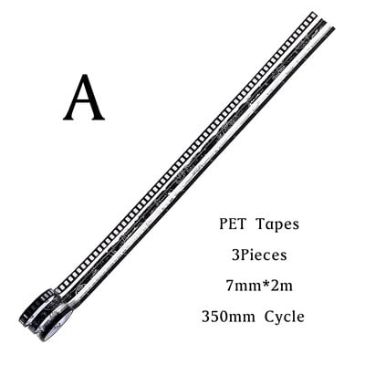 3tk/pakk 7mm*2m Vintage film PET-teibid DIY scrapbooking maskeerimislint kollaaž rämpsajakirjade loomingulised kirjatarvete teibid