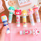 Προμήθειες γραφικής ύλης Kawaii Aesthetic αξεσουάρ γραφείου είδη γραφικής ύλης χαριτωμένα Cartoon Hand Work Μονόχρωμη συμπαγής κόλλα