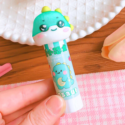 Προμήθειες γραφικής ύλης Kawaii Aesthetic αξεσουάρ γραφείου είδη γραφικής ύλης χαριτωμένα Cartoon Hand Work Μονόχρωμη συμπαγής κόλλα