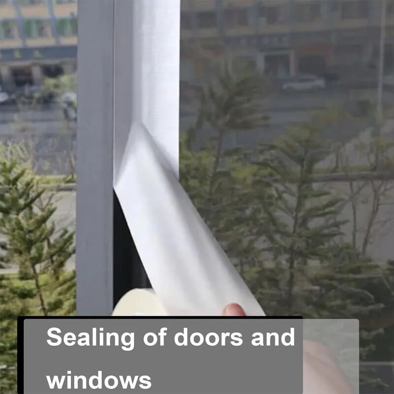 Veekindel tugeva kleeplindi pikkus 16,4/32,81/65,62 jalga hõbedane kleeplint Raske kanal pakkimiseks, tihendamiseks liikuv silt