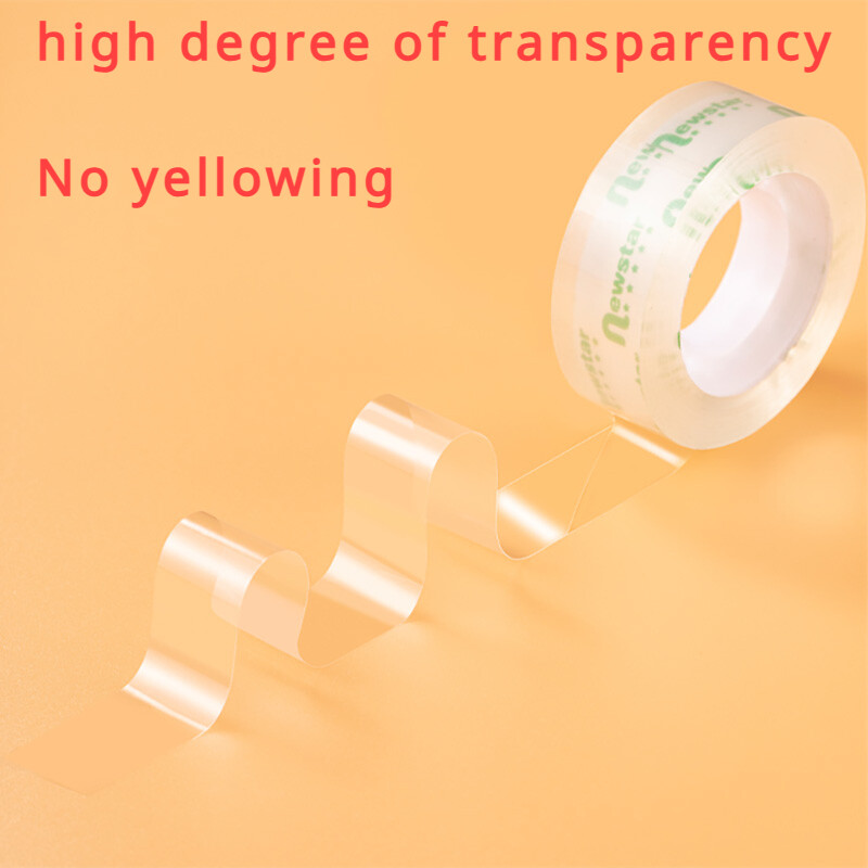 6 tk Väikekontori läbipaistvad teibid Koolilapsed Õpilastele Kleeplint Pakenditarvikud Avaleht Käsitsi pakkimisteip Uus