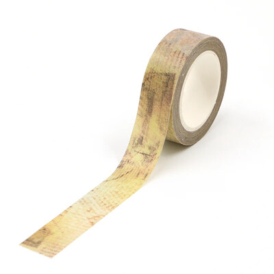 НОВО 1PC 10M Декоративни реколта Kraft Script Вестници Печати Карта Маскиране Washi Тиксо Залепващи стикери Сладък дневник Канцеларски материали