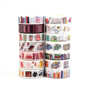 1PC 10M Deco Books Makeups Paper Washi Tape Set for Planner Scrapbooking Adhesive Masking Tape Kawaii Papeleria School Supplies