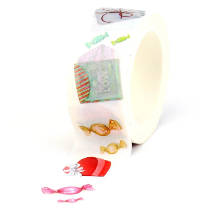 1PC 10M Deco Books Makeups Paper Washi Tape Set for Planner Scrapbooking Самозалепваща маскираща лента Kawaii Papeleria Ученически пособия