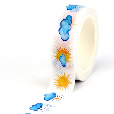 1PC 10M Deco Books Makeups Paper Washi Tape Set for Planner Scrapbooking Самозалепваща маскираща лента Kawaii Papeleria Ученически пособия