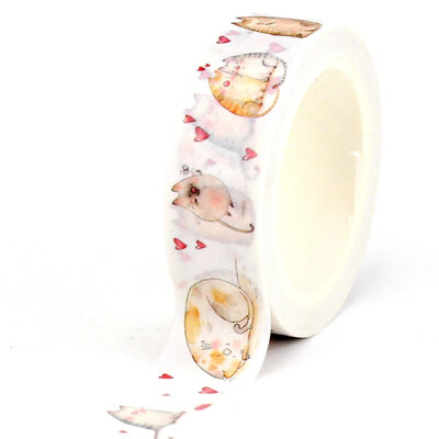 1PC 10M Deco Books Makeups Paper Washi Tape Set for Planner Scrapbooking Самозалепваща маскираща лента Kawaii Papeleria Ученически пособия