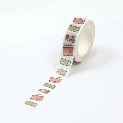 1PC 10M Deco Books Makeups Paper Washi Tape Set for Planner Scrapbooking Самозалепваща маскираща лента Kawaii Papeleria Ученически пособия