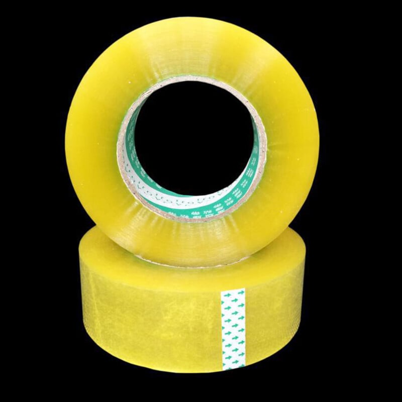 1Rullīši Caurspīdīgas līmlentes Pack Instruments 15mm Augstas viskozitātes blīvējuma lente Kancelejas preces Biroja piederumi Skolas piederumi Iepakojums Dāvana