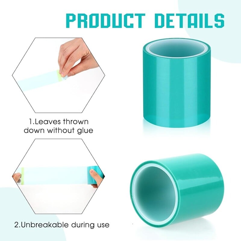 3 gabalu sveķu lente bezšuvju lipīga papīra lente 2 collu plata UV sveķu lente mākslas upes galdam.