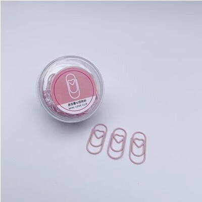 30 бр. Мини кламери, Lovely Lovely Small кламери, цветни кламери, U-образни игли, офис консумативи