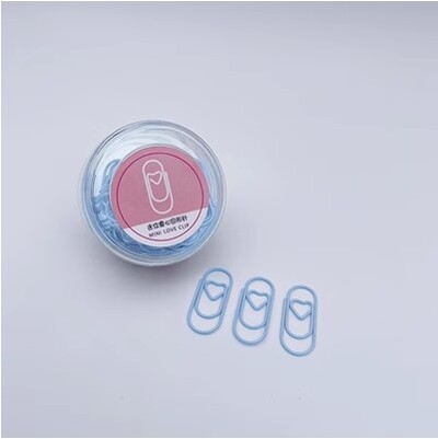 30 бр. Мини кламери, Lovely Lovely Small кламери, цветни кламери, U-образни игли, офис консумативи