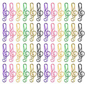 75 бр. Офисни папки Забележки Скоби за кламери Забавни клипове Музикални ноти Скоби за кламери Метални цветни