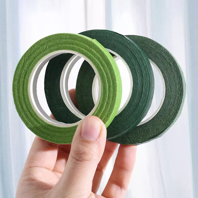 5/1 rolă Buchete autoadezive Tijă florală Benzi de hârtie pentru împachetare Stamine Bandă pentru florărie Bandă pentru floricultură DIY Florărie Benzi verzi