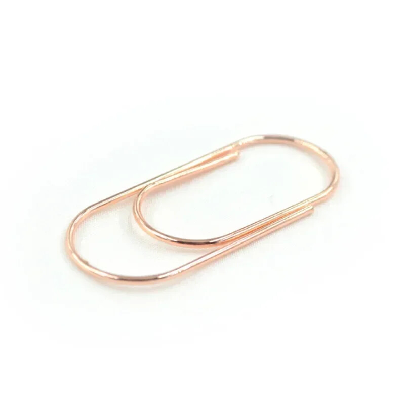 Фабрични доставки 25 бр./15 бр. 50x25 мм големи щипки за хартия 4 цвята Налични големи широки кламери за промоция