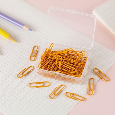 Cutie Agrafă colorată Agrafe metalice Agrafă pentru notițe Semne de carte Papetarie Accesorii de birou Rechizite școlare Lungime 18mm/50mm