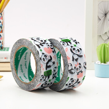 4,5cm 100M Cartoon Cute Panda Patterns Αυτοκόλλητη ταινία υψηλού ιξώδους υψηλής αντοχής DIY Ταινία συσκευασίας δώρου