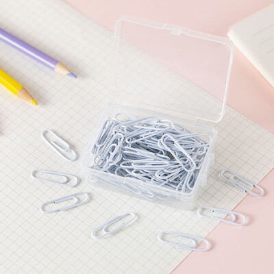 50 tk 28 mm värvilised metallist kirjaklambrid Järjehoidja Märgistus Silt Tagastamistüüp Dokumendiraamatu nõel Kooli kontoritarbed