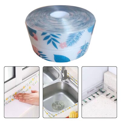 Brtvena traka 3,8 cm x 1 M Naljepnice za WC školjke Vodootporna brtvena traka za umivaonik Kuhinjski sudoper WC radna ploča Kada