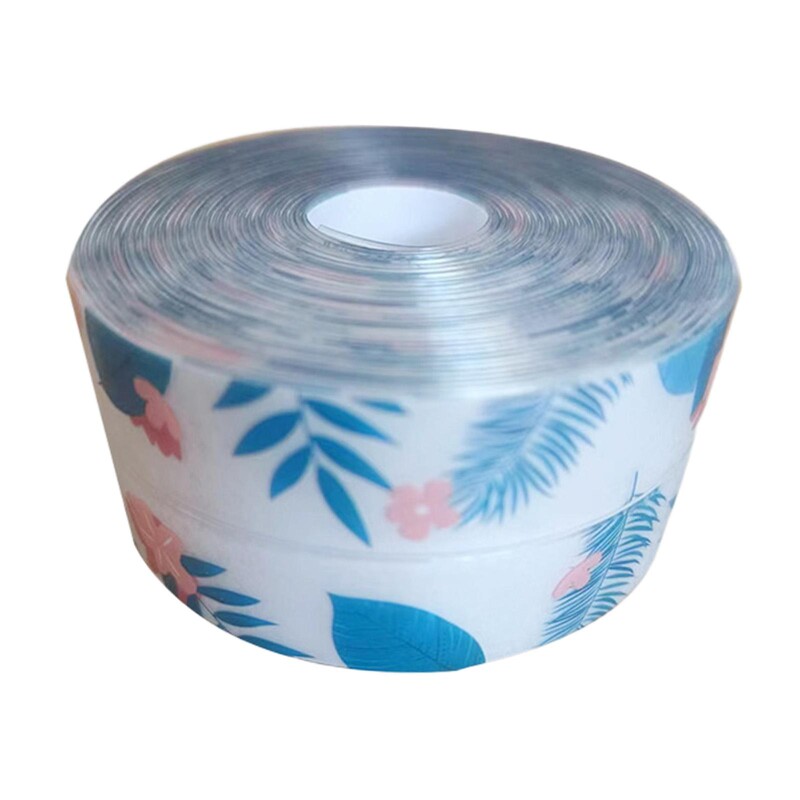 Brtvena traka 3,8 cm x 1 M Naljepnice za WC školjke Vodootporna brtvena traka za umivaonik Kuhinjski sudoper WC radna ploča Kada