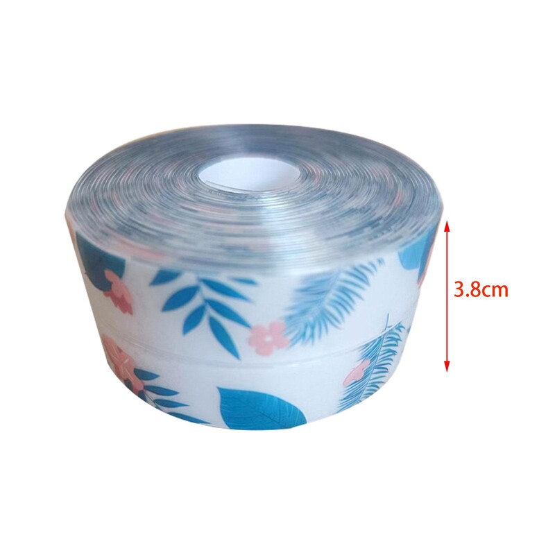 Brtvena traka 3,8 cm x 1 M Naljepnice za WC školjke Vodootporna brtvena traka za umivaonik Kuhinjski sudoper WC radna ploča Kada