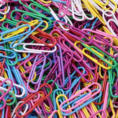 100 kom. Pribadače Držač spajalice Dozator Bulticolor Stezaljke Ukosnice Fini uredski pribor za školski uvez 28*8 mm