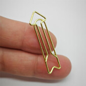 10 tk Nool Metallist kirjaklamber Kontoritarbed Kirjatarbed Järjehoidjad Õppematerjalid Andmefailide klassifikatsioon Identifitseerimisklamber