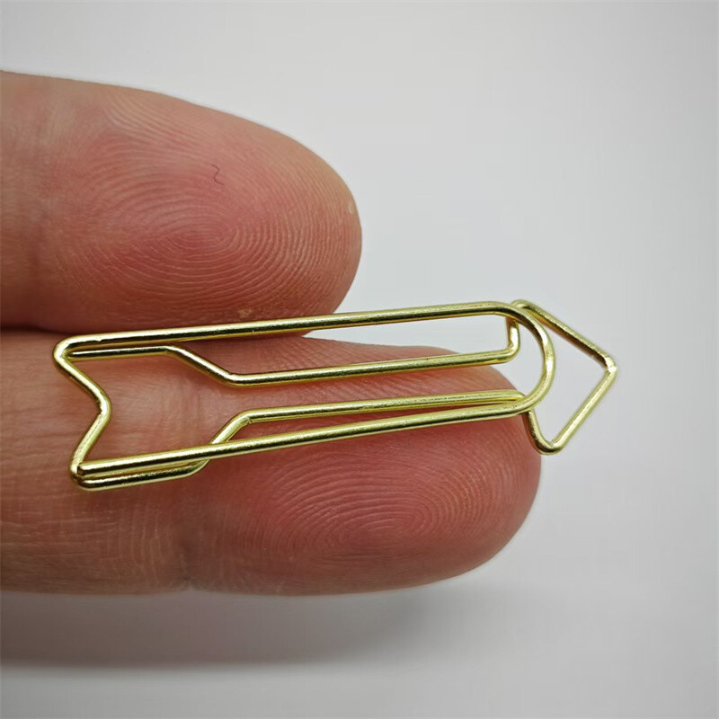 10 tk Nool Metallist kirjaklamber Kontoritarbed Kirjatarbed Järjehoidjad Õppematerjalid Andmefailide klassifikatsioon Identifitseerimisklamber