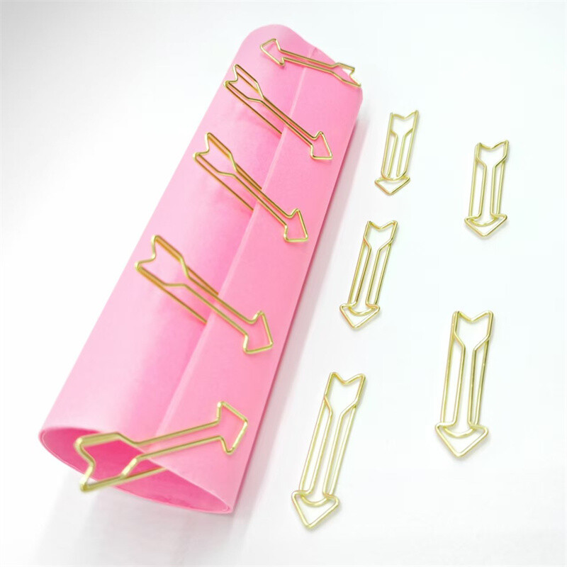 10 tk Nool Metallist kirjaklamber Kontoritarbed Kirjatarbed Järjehoidjad Õppematerjalid Andmefailide klassifikatsioon Identifitseerimisklamber