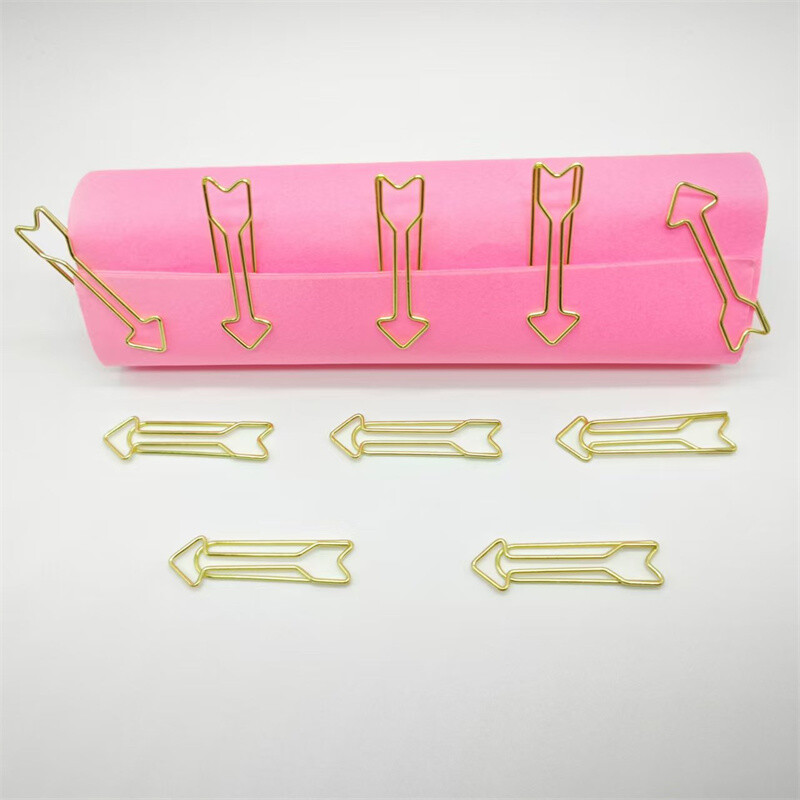 10 tk Nool Metallist kirjaklamber Kontoritarbed Kirjatarbed Järjehoidjad Õppematerjalid Andmefailide klassifikatsioon Identifitseerimisklamber