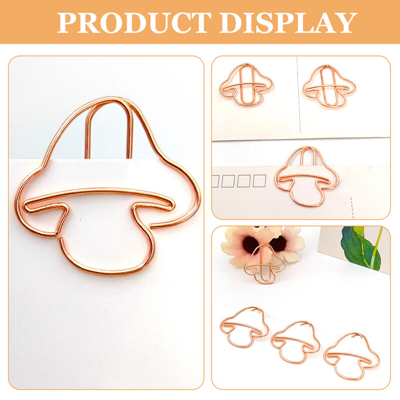 20 buc Agrafe pentru hârtie ciuperci Agrafe pentru documente Accesorii pentru birou pentru studenți. Utilizare rafinată Birou din metal